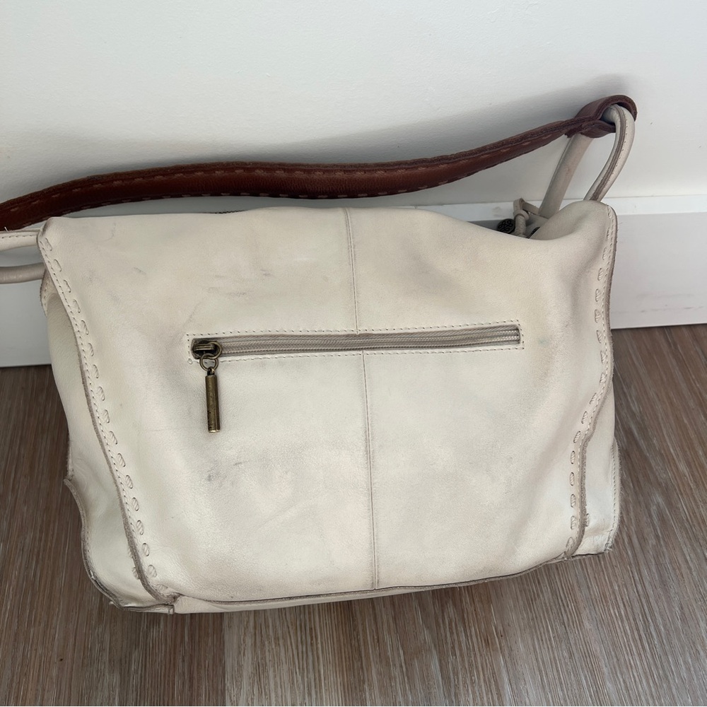 The Sak Cream and Brown Shoulder Bag - Picture 10 of 11